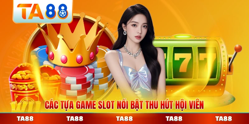 Các tựa game slot nổi bật thu hút hội viên TA88 đông đảo