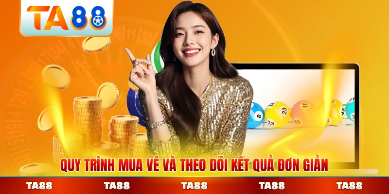 Quy trình mua vé và theo dõi kết quả đơn giản
